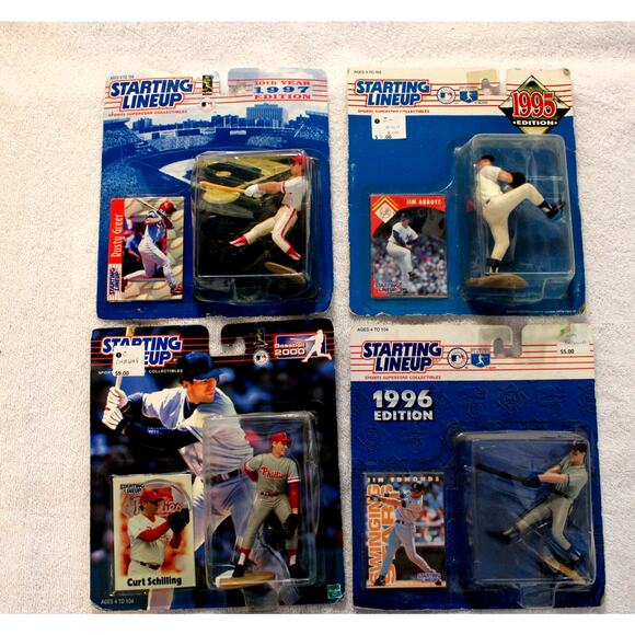 Lot of 4 Starting Lineup MLB Figures – 1990s - Picture 1 of 5
